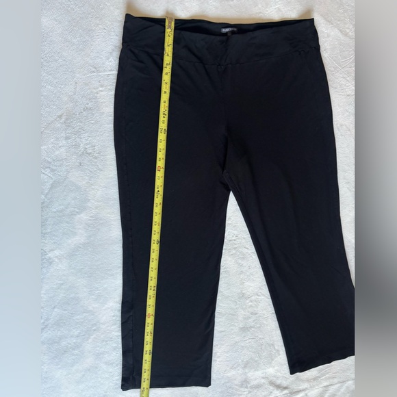 Eileen Fisher Wide Leg Classic Black Pants Leggings Size 3X Relaxed Fit - Picture 4 of 12